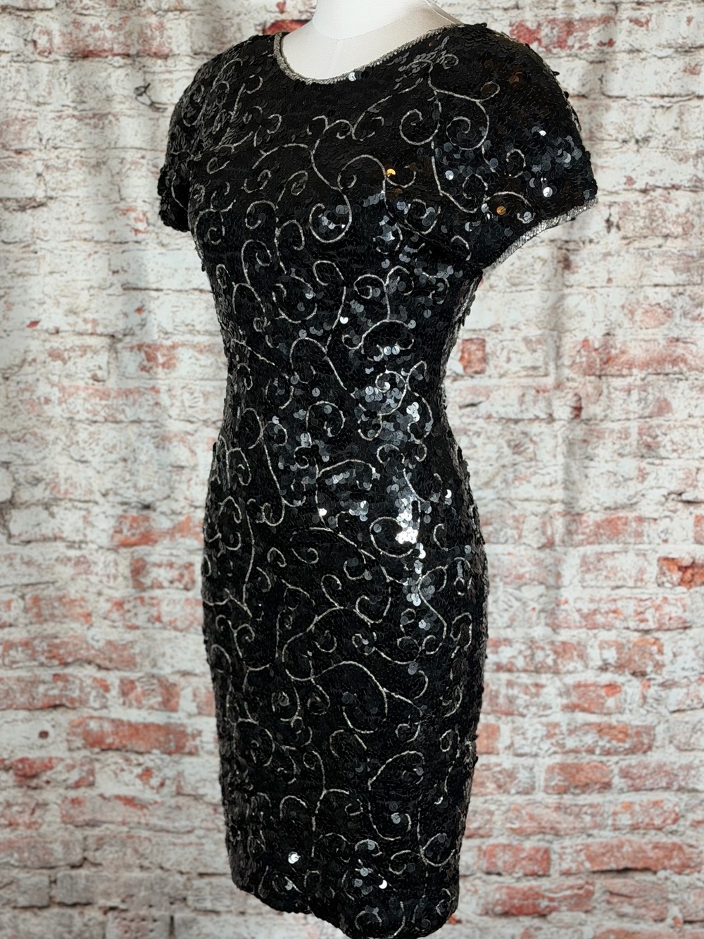 VTG Cache Sequined Dress